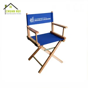 Heavy duty foldable hollywood movie director chair with name for sale