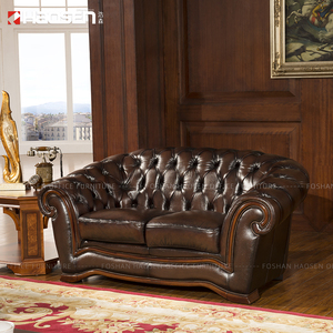 Di fascia alta stile Italiano s088 Metà di Cuoio Reale Solido Telaio In Legno divano mobili/soggiorno divano in pelle set di disegni - Product Image 3