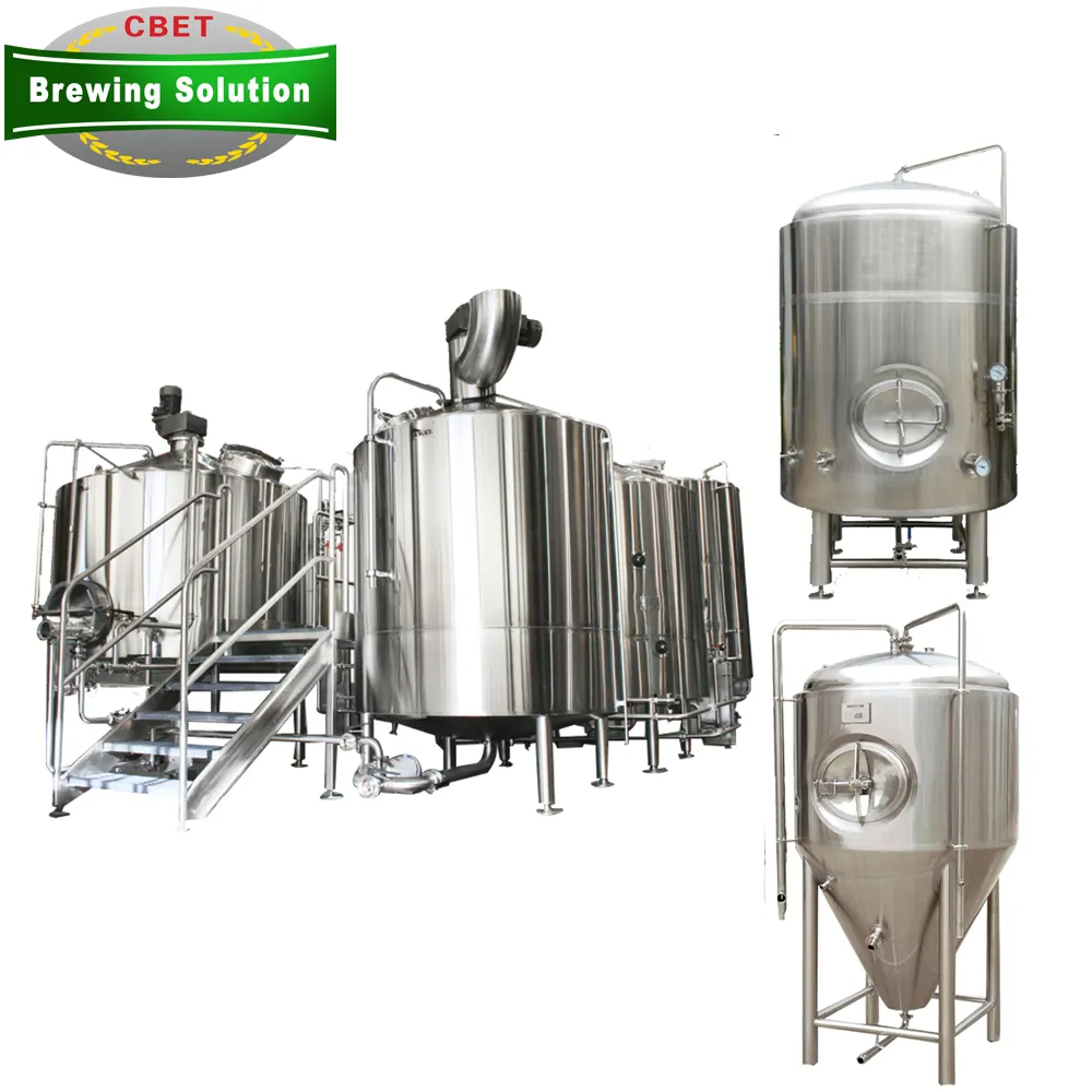 1000l 2000l 3000l Industriële Micro-Bierbrouwerijsysteem Ambachtelijke Brouwapparatuur/Biermachine Leverancier