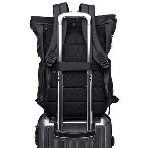 Sac à dos pour ordinateur portable 15.6 "<span class=keywords><strong>de</strong></span> grande capacité pour hommes d'affaires avec sacs d'ordinateur USB City Roll Top - Product Image 4