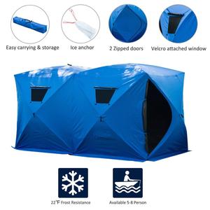 Tienda de Campaña de Pesca en Hielo Personalizada de Lona Oxford de Una Sola Capa, Tienda de Campaña Cúbica para Pesca de Carpas en Todas las Estaciones, Tienda de Campaña para Pesca en Invierno - Product Image 4