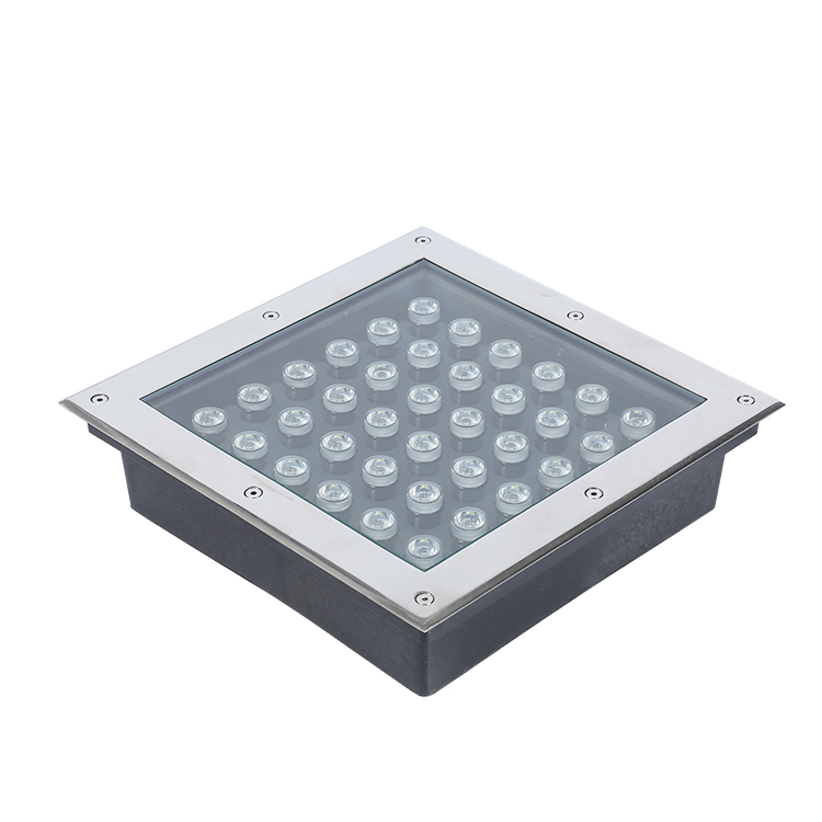 Квадратная наружная светодиодная подземная лампа из нержавеющей стали IP65, 6 Вт, 9 Вт, 12 Вт, 18 Вт, 24 Вт, 26 Вт, RGB