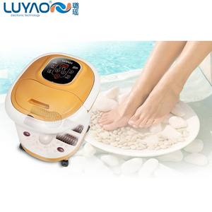 LUYAO LY-230A elektrisches Fußbad-Waschbecken Smart beheizte Blasen rollen massage maschine Großes gezieltes Fuß massage gerät - Product Image 5