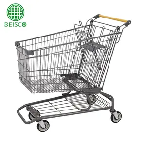 High Quality Plastic Shopping Trolley / Carts Supermarket Price