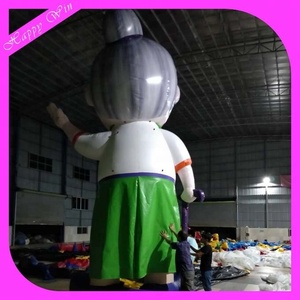 定制广告充气奶奶，老妇人卡通/充气人物卡通 - Product Image 5