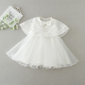 <span class=keywords><strong>Vestido</strong></span> <span class=keywords><strong>de</strong></span> Encaje para Bebé Recién Nacida, <span class=keywords><strong>Vestido</strong></span> <span class=keywords><strong>de</strong></span> Fiesta para Niñas, <span class=keywords><strong>Vestido</strong></span> <span class=keywords><strong>de</strong></span> Primera Comunión con Chal - Product Image 6