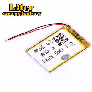 Plug 1,25-2 P <strong>3</strong>,7 V 434060 1500 mAh factory high quality lithium polymer Li-ion battery LiPo battery - Product Image 2