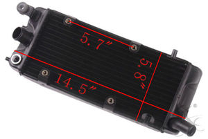 Radiatore di Raffreddamento per <span class=keywords><strong>Honda</strong></span> <span class=keywords><strong>Shadow</strong></span> VT600 VLX 600 1991 1992 1993 1994 95 96 - Product Image 3