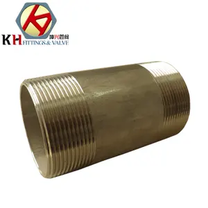 304 or 316 Stainless Steel Pipe Fittings Male Thread Barrel Nipple