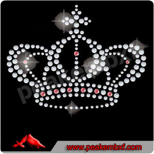 hermoso de acrílico cristal de piedras de la corona de la cadena de diamantes de imitación - Product Image 1