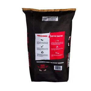 Bags Paper Sacks Professional Biodegradable Strong Kraft Paper Nature Hardwood Lump Charcoal Packing Paper 3KG 5KG 10KG Accept