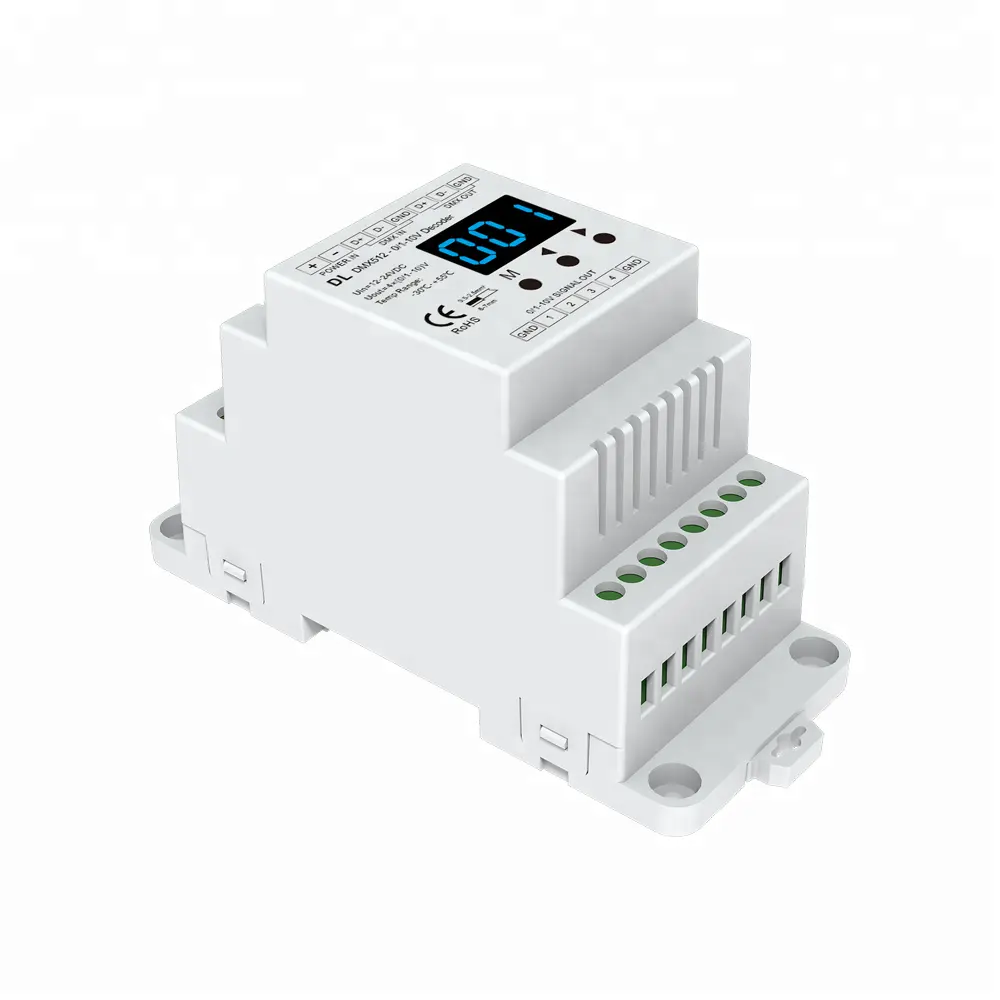Светодиодный регулятор сигнала SKYDANCE DL 12-24VDC DMX 512 до 0/1-10 в