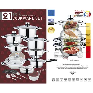 AMC classic 7 pc stainless steel cooking set