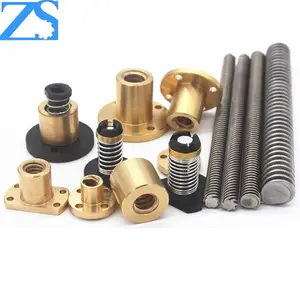 trapezoidal thread fine pitch lead screw nuts type