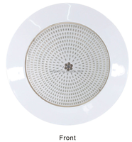 Lumière LED subaquatique pour piscine et aménagement paysager, 1,5 pouces, super fine, en plastique PC, 12V, IP68, WiFi/DMX512/contrôle à distance, CRI 95 élevé, dimmable