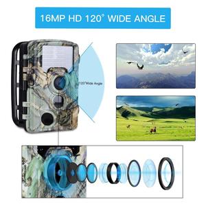 <span class=keywords><strong>H881</strong></span> caméra de chasse à vision nocturne 1080p 16MP caméra de chasse à la faune avec 3PIR 0.2s déclencheur IP66 grand angle 120 degrés - Product Image 5