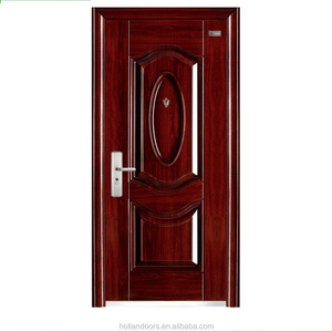 2018 residencial puertas de seguridad de acero inoxidable parrilla de hierro puerta de diseño para la casa - Product Image 5