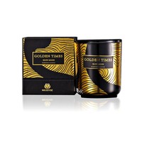 Rosa Champagner 88*100mm Gold Säulen gefäß Aromatische Kerzen mit Geschenk box