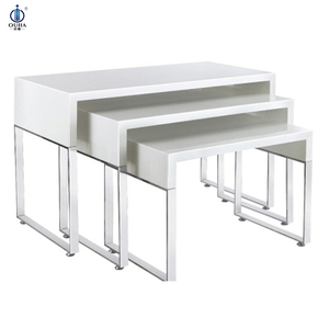 Soporte de exhibición de tela de mesa de estilo moderno para centro comercial, nido de 3 mesas - Product Image 1