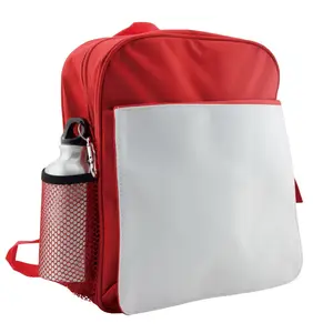 Оптовая продажа, Детская холщовая школьная сумка с принтом логотипа на плечо, пустая сумка для мальчиков и девочек
