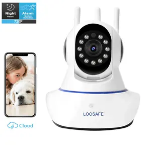 Loosafe V380云存储1Mp Ip摄像机运动检测红外昼夜摄像机720P安全摄像机无线