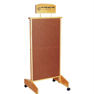 store display rack wood pegboard cell phone mobile accessories wood flooring display rack