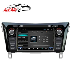Aucar 8 "Android 10 Autoradio Multimedia Speler Touch Screen Auto Stereo Dvd-speler Voor Nissan X-Trail qashqai Rogue 2014-2018