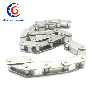 Chaîne à rouleaux en acier inoxydable 304, 5 m, accessoire de fabrication industrielle, convoyeur avec fixation, usine - Product Image 3