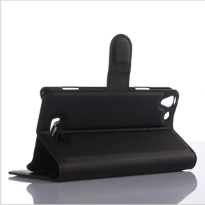 En gros En Cuir PU titulaire de la carte Mobile téléphone cas <span class=keywords><strong>pour</strong></span> <span class=keywords><strong>WIKO</strong></span> Selfy 4G - Product Image 2