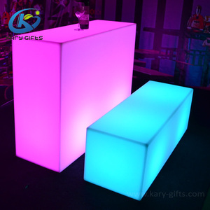 Bàn Quầy Bar Cao Phát Sáng Chống Thấm Nước Bàn Ăn Buffet Dài Hẹp - Product Image 5