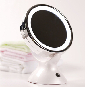 <span class=keywords><strong>5</strong></span> veces de aumento de Dos lados Uso LED iluminado Standup maquillaje espejos - Product Image 1