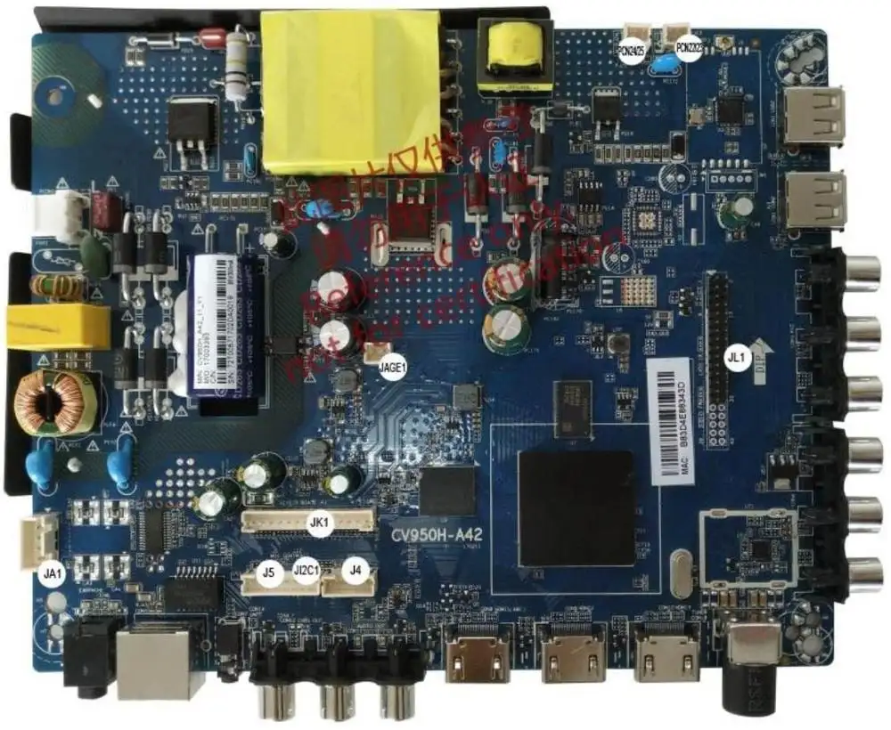 Asia-Pacifico 43 Pollici DVB/S/C/T/T2 Wifi Universale LCD LED Smart TV mainboard
