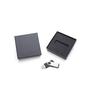 En gros luxe gaufrage eco logo noir imprimé 2 pièces en papier rigide <span class=keywords><strong>mis</strong></span> en place boîte bijoux boîte d'emballage boîte en carton personnalisée - Product Image 1