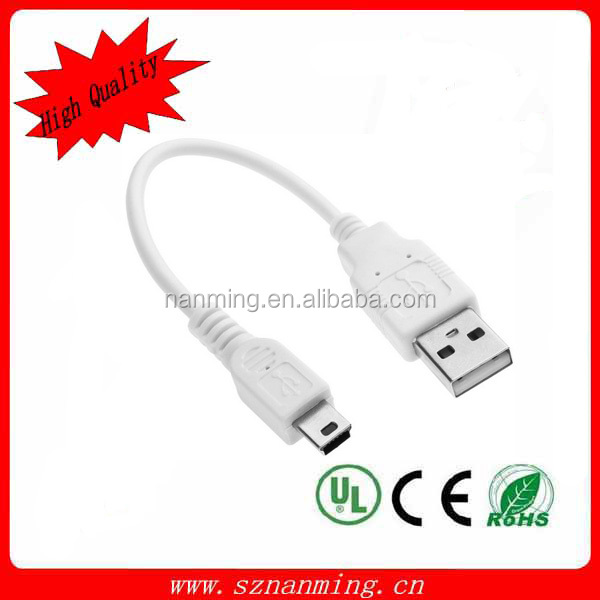 Mini USB 2.0 5 Pin Mini B Cable Para La Cámara, Mini Cable USB