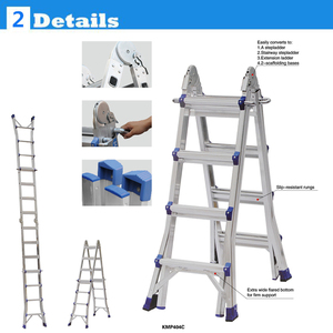 Hot bán nhôm đa năng thang mở rộng thang với EN131 Kính thiên văn thang - Product Image 5