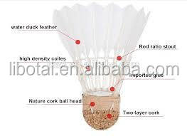 Volant de badminton d'oie de haute qualité, 12 pièces, volant en plumes d'oie - Product Image 6
