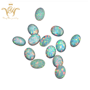 Gemstone color <span class=keywords><strong>de</strong></span> la mezcla ronda forma ópalos piedra - Product Image 6
