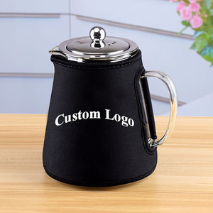750 ml 950 ml 1300 ml gran GlassTea fabricante grande de vidrio tetera con neopreno cubierta/de <span class=keywords><strong>manga</strong></span>/acogedor - Product Image 1