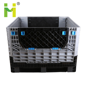 Heavy Duty Collapsible Pallet Bin Folding Plastic Pallet Box 1200*1000*1000mm Foldable 144pcs CN;ZHE Ningbo 4-way 46KG HMT 1T 3T