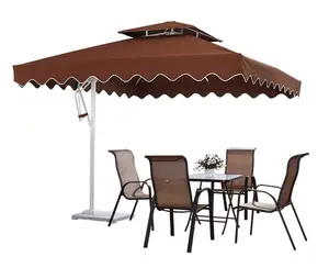<span class=keywords><strong>Sombrilla</strong></span> de Jardín Tipo Pagoda en Cantilever, Impermeable, para Exteriores, de 3.6x3.6 y <span class=keywords><strong>4x4</strong></span> - Product Image 1
