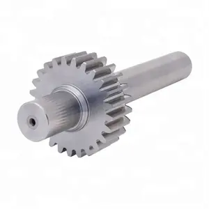 Custom CNC machining high precision spur gear pinion shaft