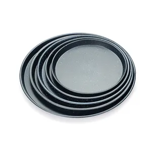 China wholesale cast iron microwave safe pizza pan