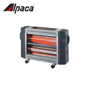 Aquecedor elétrico portátil de fibra de carbono, aquecedor infravermelho de cerâmica único ce cb emc rolo 2400w