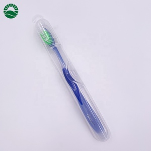 Boîte claire de brosse à dents de PVC de bonne qualité pour la brosse à dents adulte - Product Image 1