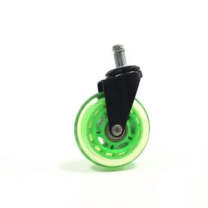 3 inch transparent skate board caster wheels