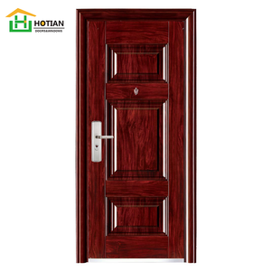 <span class=keywords><strong>Puerta</strong></span> de Entrada Principal de Diseño Moderno, Puertas de Acero Americanas Antirrobo, <span class=keywords><strong>Puerta</strong></span> Metálica Interior y Exterior a Precio Económico - Product Image 1