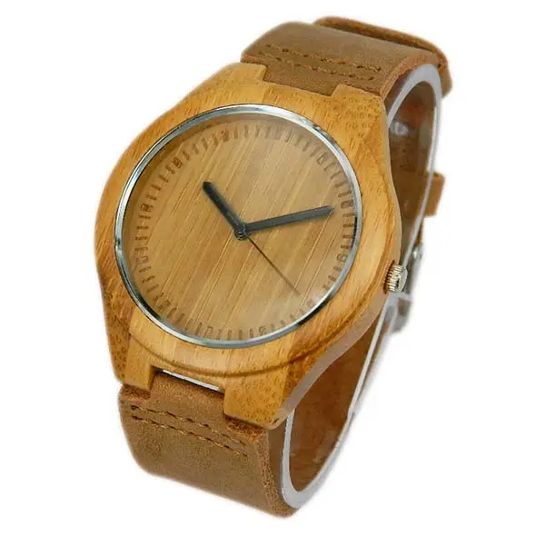 100% натуральные, Лидер продаж, новые, деревянные часы, лучший дизайн, низкая цена, экологически чистые, модные наручные часы из бамбука
