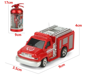 Camions jouets télécommandés HOSHI pour enfants, modèle miniature 1:58, <span class=keywords><strong>camion</strong></span> de pompiers en métal moulé sous pression avec télécommande, <span class=keywords><strong>camion</strong></span>-citerne à eau, camions de pompiers - Product Image 5