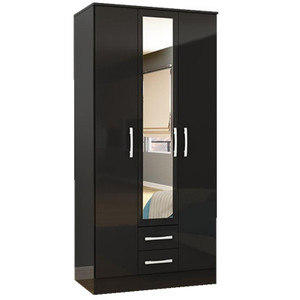 Professional Manufacturer Bedroom Furniture Manufacturer <strong>Low</strong> Price Bedroom <strong>Wardrobe</strong> Design with Mirror Door Home Furniture Panel - Product Image 3