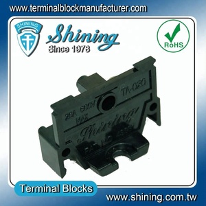 TA-020 Rail Mounted 20A <b>Plastic</b> Barrier Terminal <b>Block</b> - Product Image 4